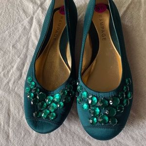 Rampage shoes green flats